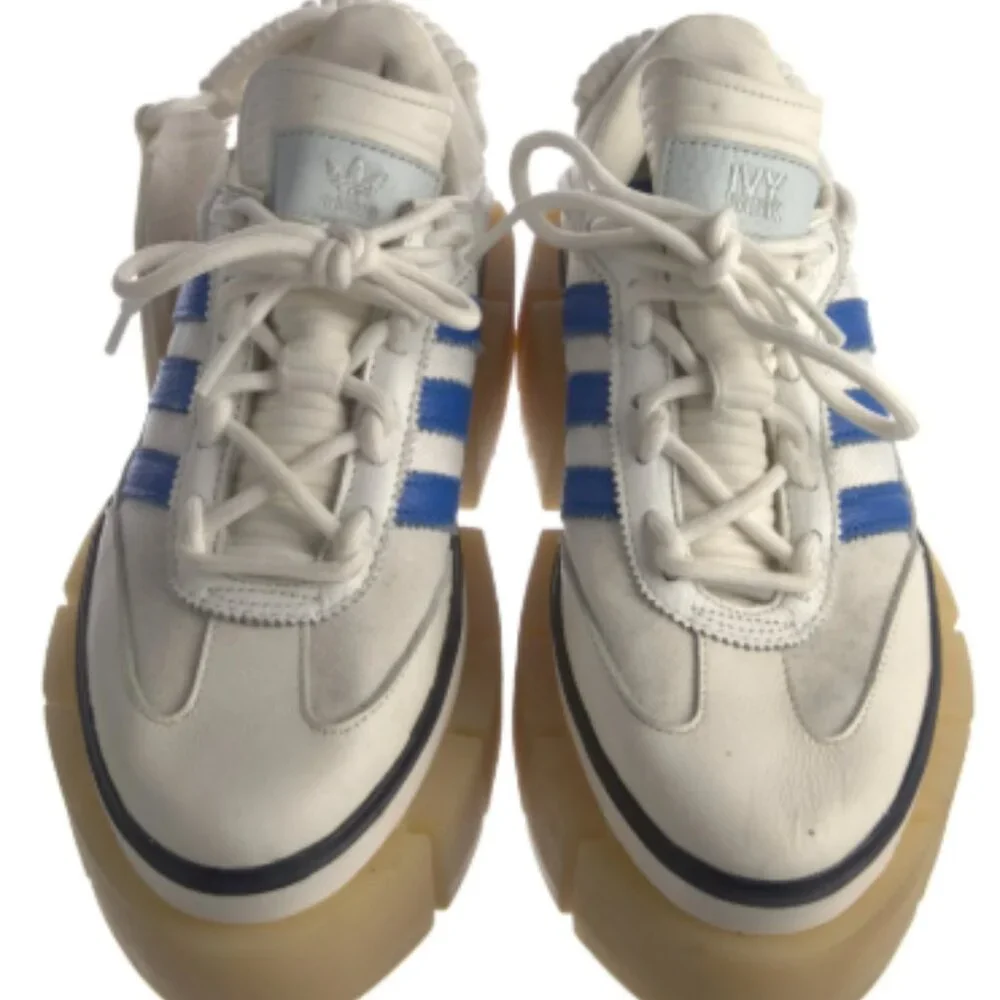 Adidas x IVY PARK Leather Athletic Sneakers Women's Size: 8.5 - Picture 1 of 4